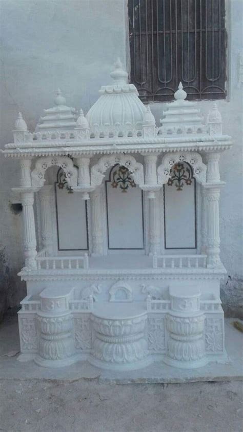 Designer White Marble Temple For Worship Size Ft At Rs In