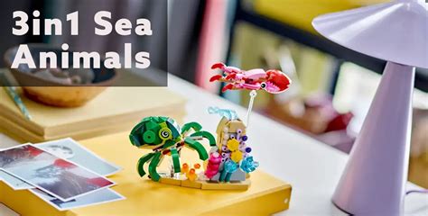 LEGO Set Reveal – Creator 3in1 Sea Animals 31158 | iDisplayit