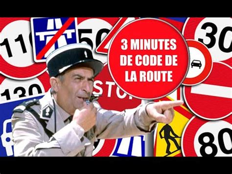 3 minutes de code de la route avec Louis de Funès YouTube