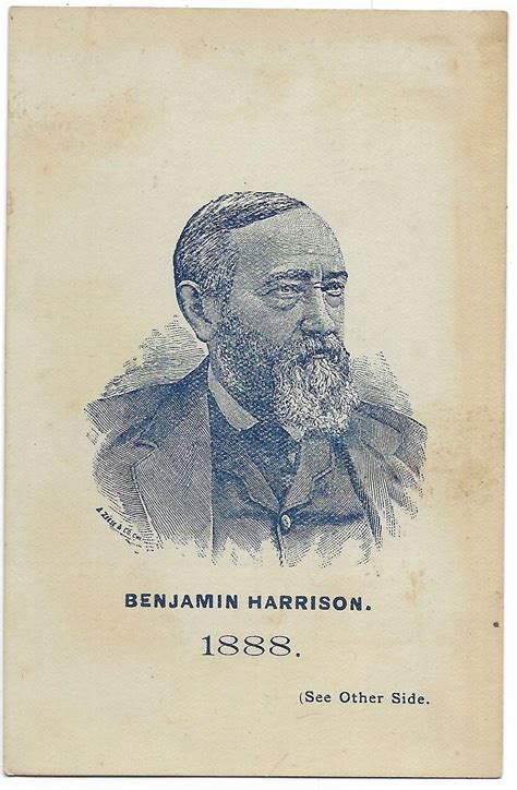 Item Detail Benjamin Harrison New York Farming Trade Card