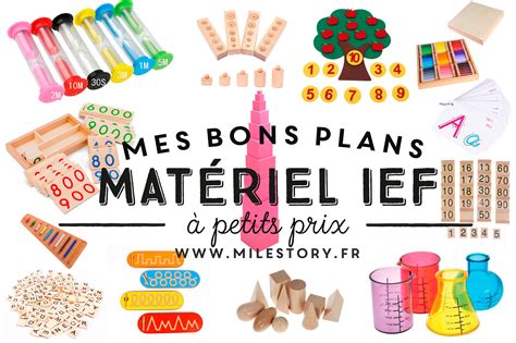 Shopping bon plan Matériel pédagogique Montessori et dérivés pour l