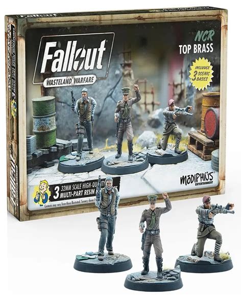 Modiphius Fallout Wasteland Warfare Ncr Top Brass Role Playing Game 3