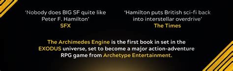 Exodus: The Archimedes Engine : Hamilton, Peter F.: Amazon.co.uk: Books