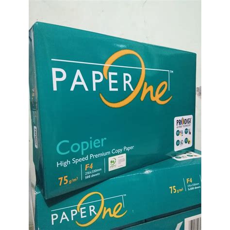 Kertas F4 Paper One 75 Gram Siplah