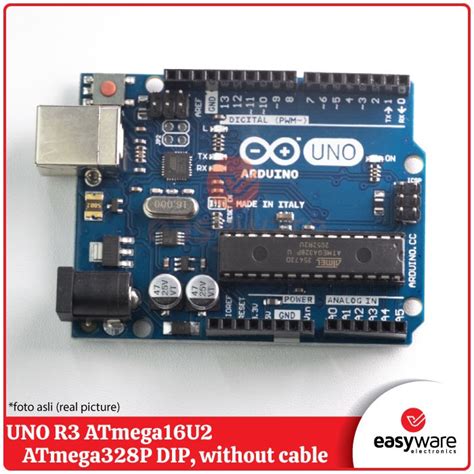 Jual Uno R3 Atmega16u2 Atmega328p Dip Like Arduino Uno R3 Dip Without