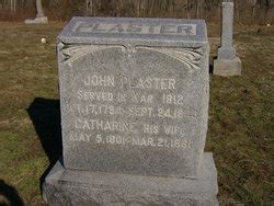 John Plaster 1794 1843 Find A Grave Memorial