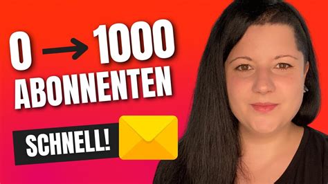 Der Schnellste Weg Zu E Mail Abonnenten Youtube