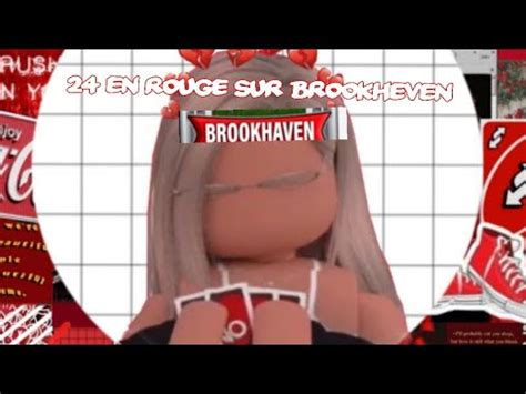 H Tout En Rouge Sur Brookhaven Rp Roblox Youtube