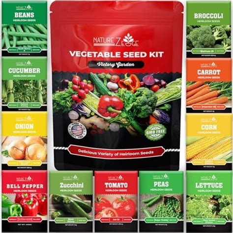 Amazon Lush Dew Organic Raised Garden Bed Seed Bank 32 Varieties