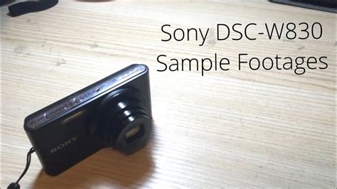 Sony Cybershot DSC W830 Sample Footages 7 Minutes YouTube