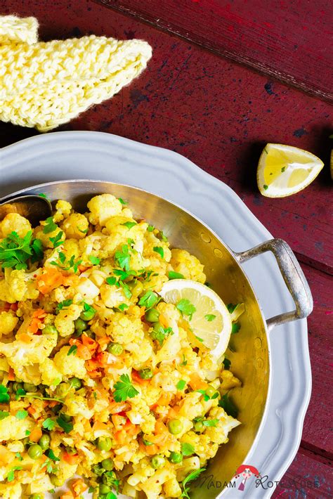 Blumenkohl Gem Sepfanne Mit Curry Madam Rote R Be