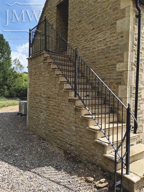 Country House Tallet Stair Balustrade Blacksmith Gloucestershire