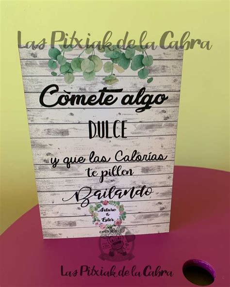 Cartel Mesa Dulce Las Pitxiak De La Cabra