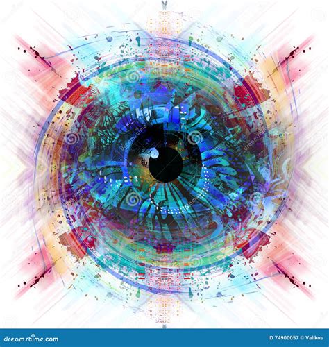 Esoteric Illustration Of Eye Stock Illustration Illustration Of