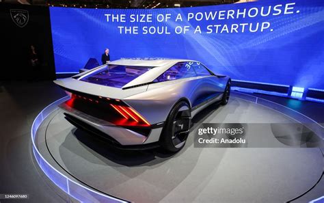 Peugeot Previews Its Futuristic Inception Concept Ev At The Ces 2023 News Photo Getty Images