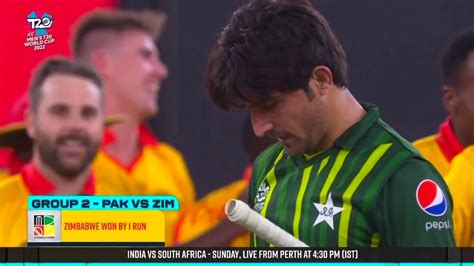 Mohammad Wasim Crying After Pakistan Lost VS Zim IN T20 World Cup