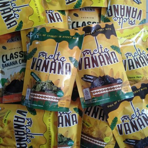 Jual MELTE VANANA CLASSIC BANANA CHIPS KERIPIK PISANG ORIGINAL KHAS