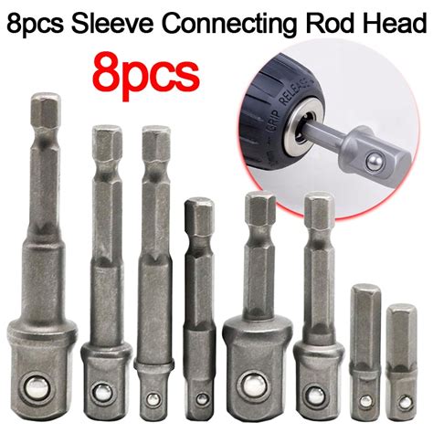 Screwdriver Bits Pcs Socket Bit Adapter Set Hex Impact Drill