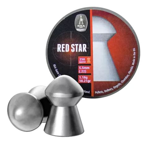 Balines Bsa Red Star 5 5 Lata X250 Aire Comprimido Swat MercadoLibre