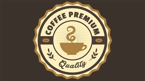 Creating A Coffee Premium Label Design Using Free Fonts Coreldraw