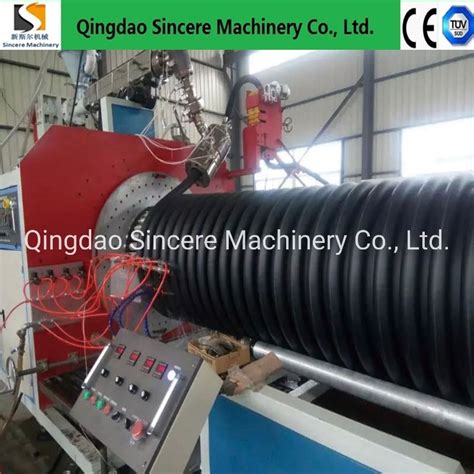 HDPE PP Krah Pipe Production Machine Spiral Corrugated Pipe Extrusion