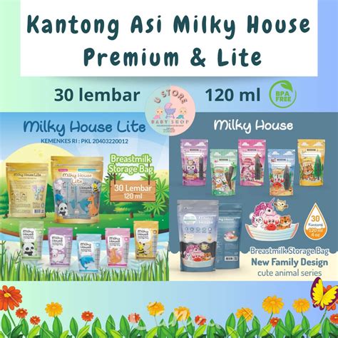 Jual Kantong Asi Milky House Plastik Asip Breastmilk Storage Bag