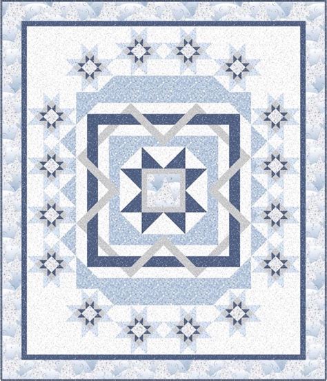 Winter Solstice Quilt Pattern Pine Tree Country Quilts