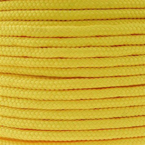 Cuerda Trenzada Multifilamento PP 100 M X 6 Mm Amarillo Cablematic