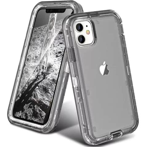 Funda Uso Rudo Acrilico Para iPhone 12 Mini Mica Meses sin interés