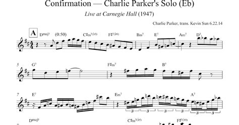 Charlie Parker On Confirmation
