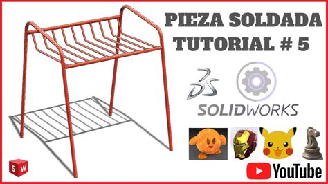 SOLIDWORKS 2020 PIEZA SOLDADA TUTORIAL 5 YouTube