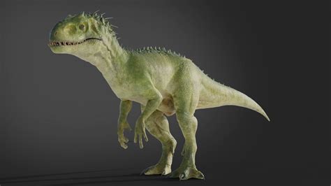 3d Model Jurassic World Park Indominus Rex Blender Vr Ar Low Poly