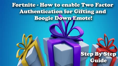 Fortnite How To Enable Two Factor Authentication For Gifting And