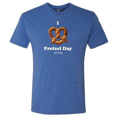 The Office I Pretzel Day Mens Tri Blend Short Sleeve T Shirt In 2022