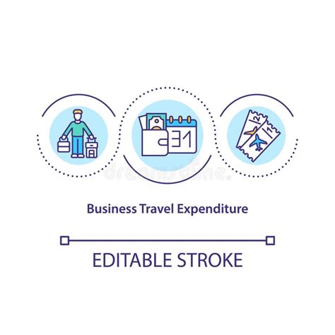 Travel Expense Icon Stock Illustrations 224 Travel Expense Icon Stock