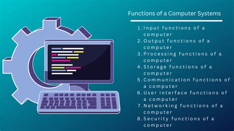 TOP 8 Basic Functions of a Computer Systems - Computer Notes