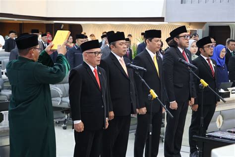 Rapat Paripurna Pengucapan Sumpah Pimpinan Dprd Jawa Barat Periode 2024