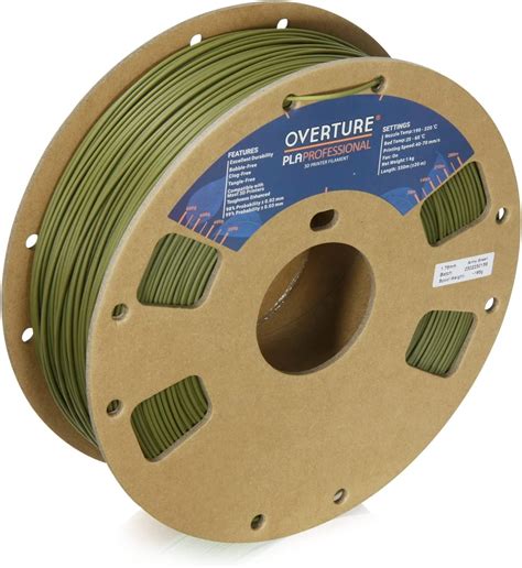 Overture Pla Plus Pla Mm Pla Filament Professional Pla Tenacity