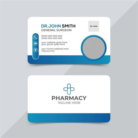 Modern Medical Healthcare Doctor Business Card Template Design 12671392