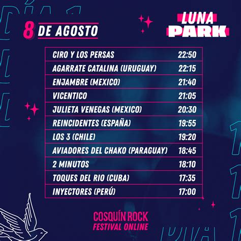 Cosqu N Rock Grilla Entradas Artistas Cu Ndo Es Cartelera