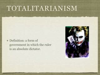 Totalitarianism | PPT