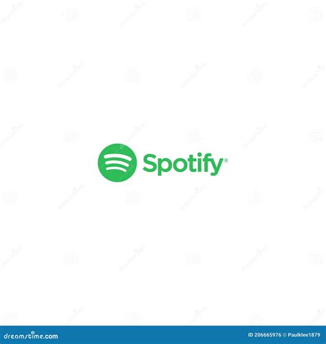 Spotify Logo White Background Editorial Illustrative Editorial Photo ...