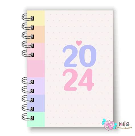 Agenda Coleção Candy Color 2024 Elo7 Produtos Especiais