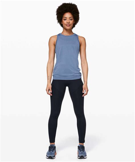 Lululemon Swiftly Breeze Tank Relaxed Fit Oasis Blue Oasis Blue