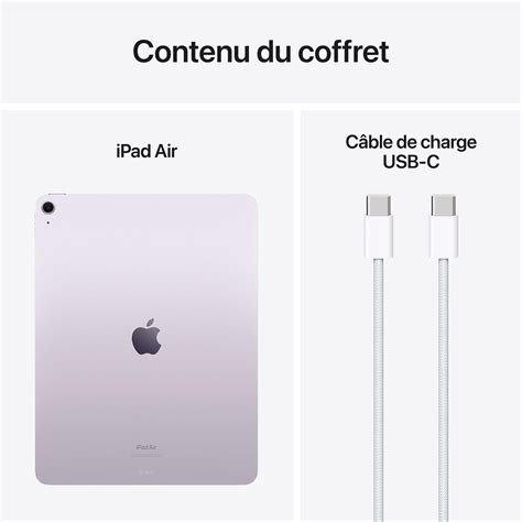 Apple Ipad Air M2 13in 2024 Wi Fi 1tb Purple Tablet Computer