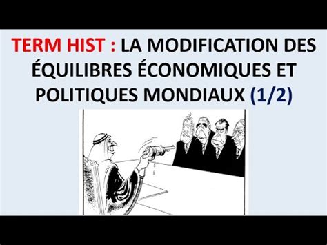 Term La Modification Grands Quilibres Conomiques Et Politiques