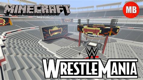 WWE Minecraft Wrestlemania 35 Arena YouTube