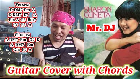 Mr Dj By Sharon Cuneta Guitar Cover With Chords Mymusic Youtube