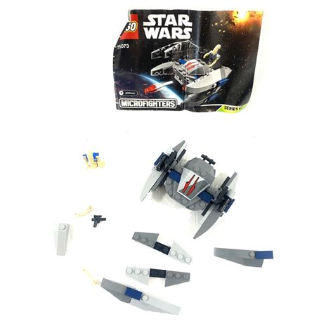 LEGO Star Wars 75073 Microfighter Vulture Droid Label Emmaüs