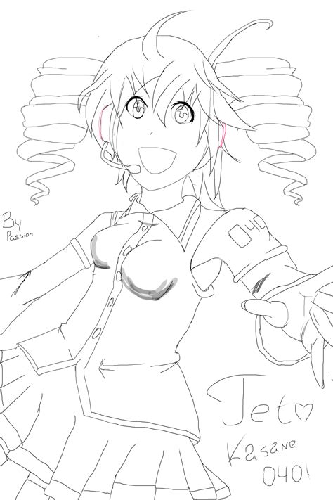 Kasane Teto Coloring Pages Coloring Pages